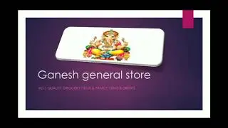 Ganesh general store grocery items