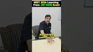 NEET 2026 Learning form JEE MAINS | eSaral Final Plan for NEET 2026 #neet2026