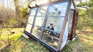 Off Grid Greenhouse Planting in Canada🌱 | Cold Climate Gardening 2025