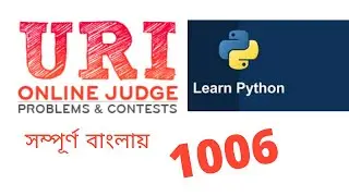 1006 uri problem solution in python / python program / online judge problem solution / python