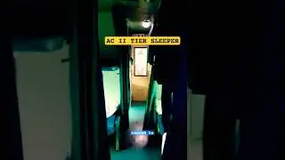 AC II Tier Sleeper Coach #indianrailways #railway #train #travel #railfan #indiantrain #coach #ac