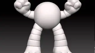 Power Ape 3D Cartoon Character Turntable