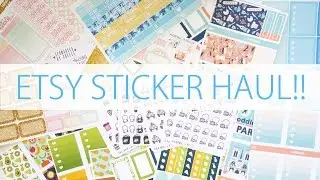Etsy Sticker Haul ft CoffeeMonsterzCO, SweetKawaiiDesign, SponsoredbyCoffee, OddLoop
