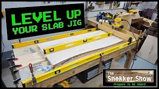 Level up your slab flattening system for $30 | Easy DIY jig with aluminum rails
