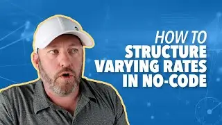 How to structure varying rates in no-code