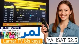 Lemar Tv Yahsat 52.5E How To Add Biss Key 2025 Update new china receiver 1506 | DISH VR 2