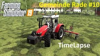 Mowing The Grass#Gemeinde Rade Map #10#Farmingsimulator19 #Timelapse