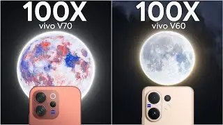Vergleich des Live-Zoom-Tests: Vivo V70 vs. Vivo V60