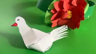 DIY Easy Paper Bird Craft | Simple Bird Making with Paper | Fun Art & Craft | @Rashifyart 