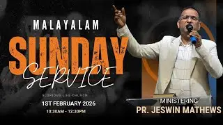 Sunday Malayalam Worship | Pr. Jeswin Mathews | Glorious Life Church | Live 🔴 01st February  2026