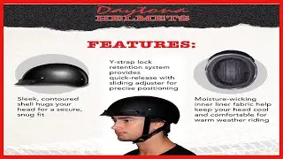 Lightweight DOT-Approved Half Shell Skull Helmet for Comfortable, Safe Riding