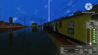 EARLY MORNING ACTIVITY! 76821 Salem-Karur Passenger | MSTS Open Rails 🚂🚂