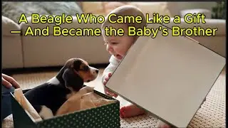 A Gifted Beagle and His Baby Brother 👶 #babyanddog