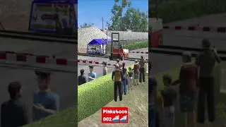 PLH Kereta Api Tabrak Forklift#keretaapi#gamesimulatorkeretaapi#gamekeretaapi#automobile#shorts #vir