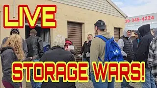 LIVE Storage Wars AUCTION In Wooster Ohio With 9 ABANDONED Storage Units