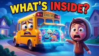 What&rsquo;s Hiding in the Trunk of the Creepy Bus? 😱🚌 | Singing Rhyme for Kids