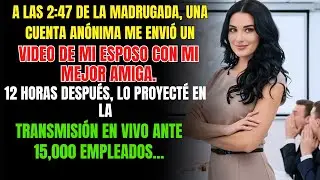 A Las 2:47 AM Una Cuenta Anónima Me Envió Un Video De Mi Esposo Lo Proyecté En La Presentación An...