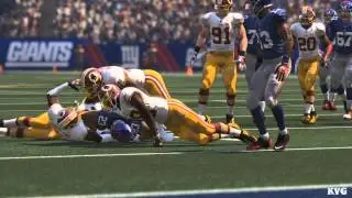 Madden NFL 16 - Washington Redskins vs New York Giants Gameplay (XboxONE HD) [1080p]