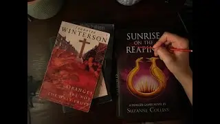 ASMR - Tracing and Over-explaining Book Covers (Lofi)