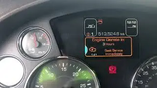 Cummins ISX exhaust gas pressure sensor replacement Fault code SPN1209