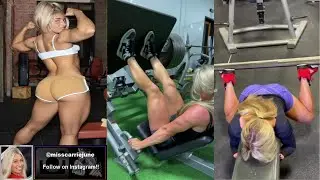 Carriejune Anne Bowlby #2 - Leg Press, CBL Machine Squat Walk, Treadmill and Gymnastics