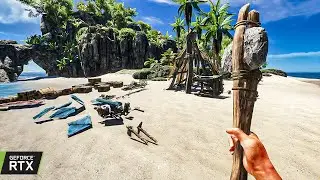 DIA 31 | CAVERNA CHEIA DE LOOT | STRANDED DEEP EM 4K 60FPS NA RTX 3080