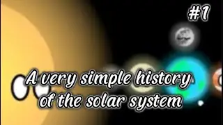 A very simple history of the solar system | #1 Mars Ball