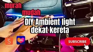 Cara pasang ambient light kereta - Vios Keli