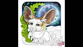 11 March 2021 (Speedpaint) Happy Color By Number - Cute Animals Night Pics (Rare Animals Pics)