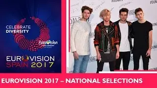 EUROVISION 2017 | FAVOURITES FROM EACH NATIONAL FINALS (so far)