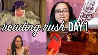 The Reading Rush Day 1 vlog + challenge