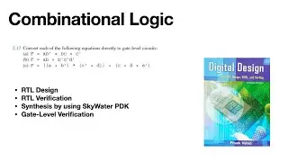 ASIC Combinational Logic Example || Yosys Synthesis(SkyWater PDK) || Gate Level Verification Part 2