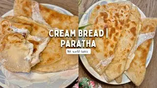 Quetta Cafe Famous Cream Paratha Recipe by NA world tastes #creamparatha #paratharecipe #food #food