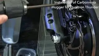 Installation of Carbonrevo Carbon Fibre Hugger for Dualtron Thunder