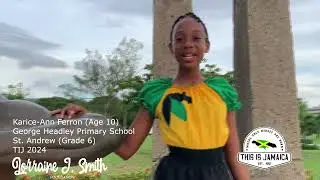 Karice Ann Ferron 10 Gd 6 George Headley Primary This is Jamaica Poetry Scholarship Competition 2024