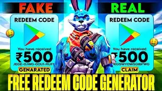 FREE REDEEM CODE GENERATOR FAKE OR REAL⁉️