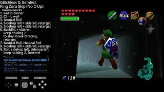Glitchless & Swordless Adult King Zora Skip