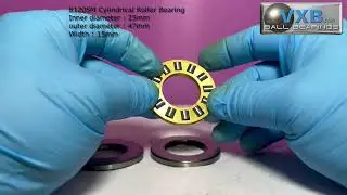 Comparison 25mm inner diameter Shielded Ball Bearing 6205ZZ vs Thrust Bearings 81205M