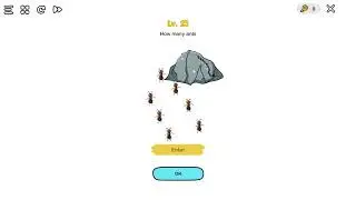 brain out level 23  | how many ants are ther brain out