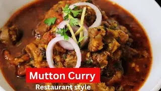 RESTAURANT STYLE MUTTON MASALA | MUTTON GRAVY RESTAURANT STYLE | Content on my Plate