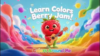 Berry Jam &ndash; Colors Around Me 🍓🎨🎶 | Learn Colors with Music for Kids | Educational Song