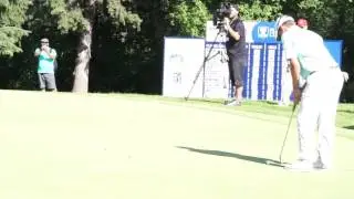 Kramer Hickok's birdie putt on 18