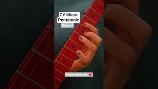 Learn to Play the G# Minor Pentatonic Scale on Guitar #musictheory #easyguitar #viral #music