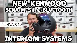 Kenwood's new Sena Mesh & Bluetooth Intercom Systems KCA-HX5M KCA-HX7AC for Harley Davidson