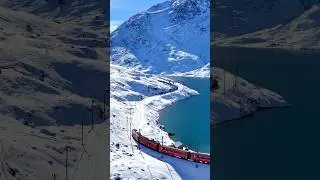 📍Lago Bianco, Switzerland 🇨🇭#schweiz #switzerland #mountains #lagobianco #lake #swiss