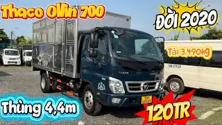 📺 Review: Xe Tải Thaco Ollin 700 Tải 3,490kg Thùng 4,4m Đời 2020 Odo 5 Vạn Giá Rẻ | 📞0328099344