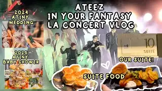 (ATINY VLOG 에이티니 브이로그) ATEEZ In Your Fantasy Concert BMO Los Angeles in a suite! ⭐️ 