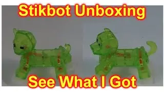 Stikbot Bought From Zing Animation Unboxing Review Stop Motion Dog Cat