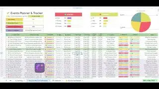 Events Management Toolkit - Events Planner - Events Tracker - Events Templates