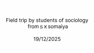 Learning Compassion: SK Somaiya Students Visit Our Geriatric & Palliative Care Centre
